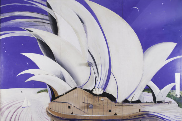 “Opera House” (1971-82) by Brett Whiteley.