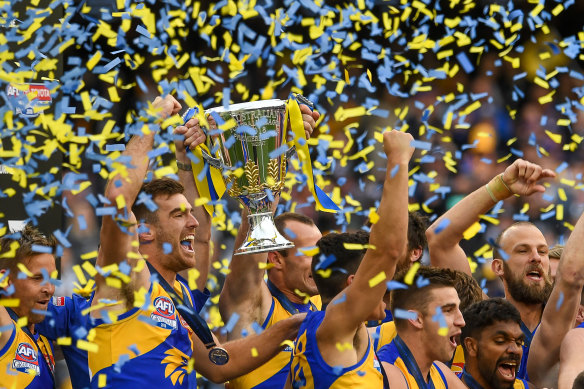 I was lucky enough to be at the game when West Coast downed Collingwood in 2018. 