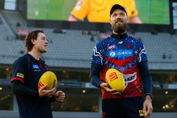 Sparrow lived with Max Gawn for three weeks after being drafted. His respect for the skipper is enormous.