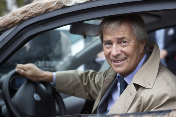 Billionaire Vincent Bollore started building his French media empire just eight years ago,