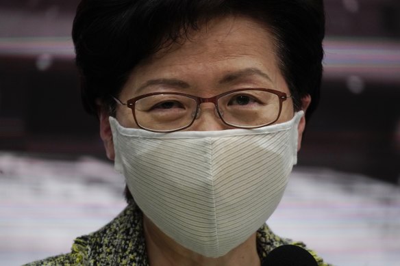 Hong Kong Chief Executive Carrie Lam.