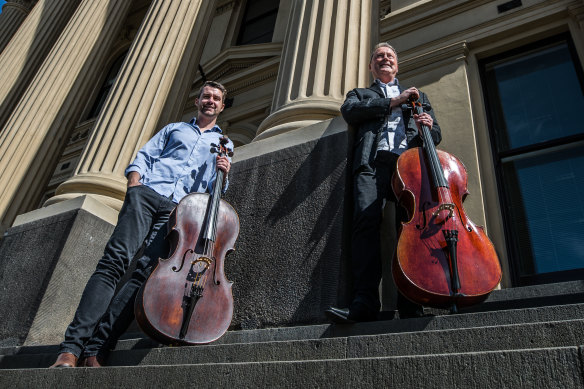 Chris Howlett and Howard Penny, co-founders of the new Bendigo Chamber Music Festival.