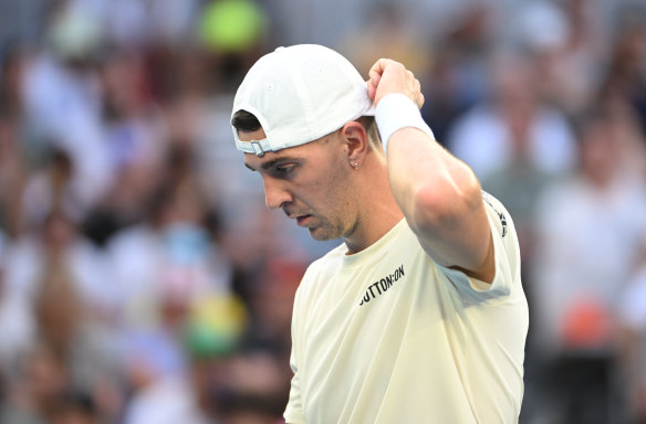 Motivation struggles: Thanasi Kokkinakis.