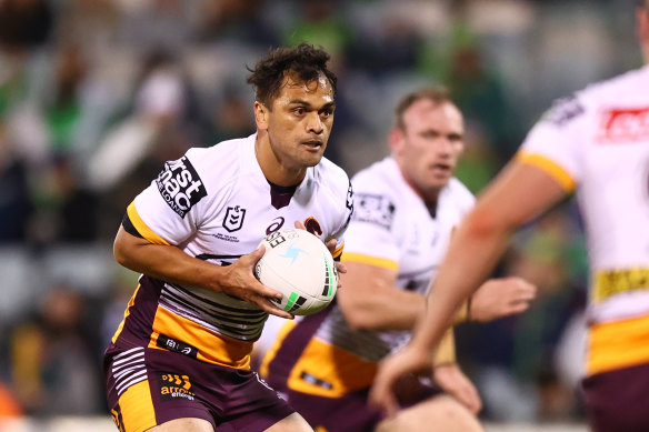 Former Broncos fullback Karmichael Hunt burst onto the NRL scene as a 17-year-old.