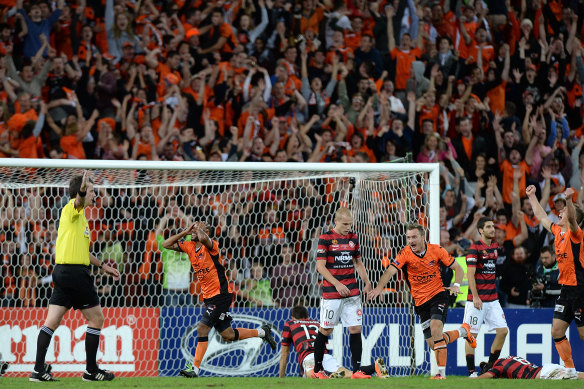 The Roar’s last home final, in May 2014.