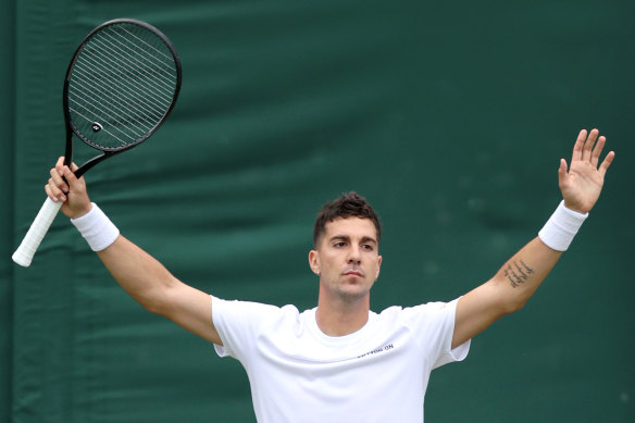 Thanasi Kokkinakis is making a habit of playing in five-setters at the majors.