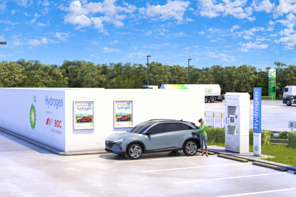 Australia’s first ever hydrogen-power service station will open before Christmas. Work begins on July 13.
