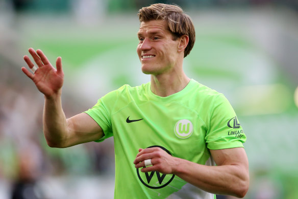 VfL Wolfsburg striker Kevin Behrens.