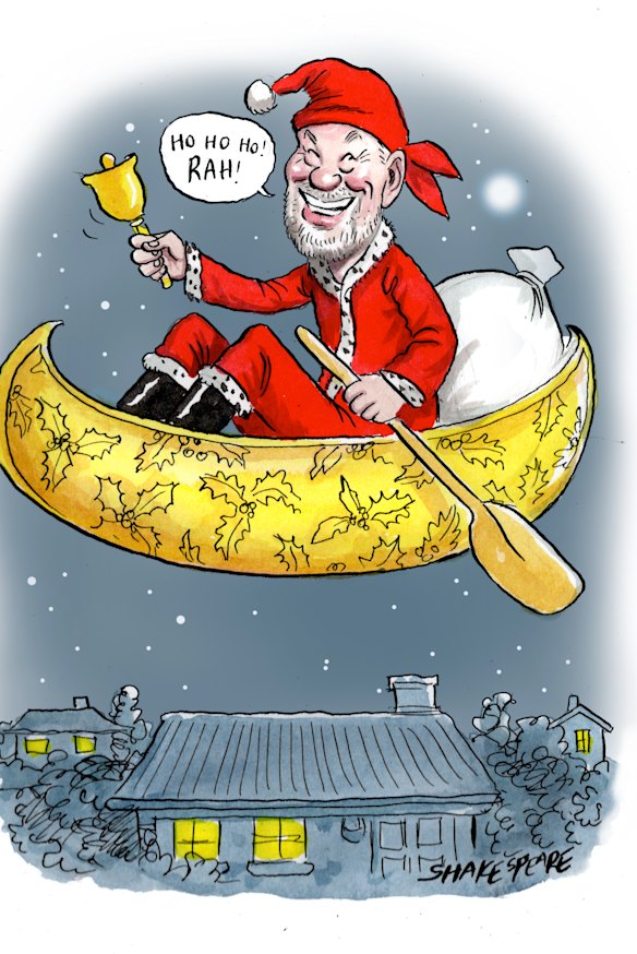 Merry Christmas, readers! Illustration: John Shakespeare