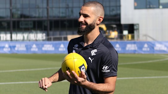 Adam Saad in his new kit. 