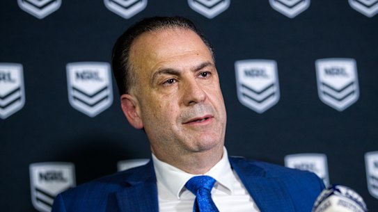 Australian Rugby League Commission chairman Peter V'landys.