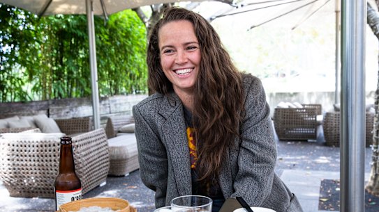 Comedian Zoe Coombs Marr at Bodhi Vegan.