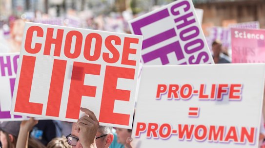 Brisbane rally against abortion decriminalisation laws attracts thousands