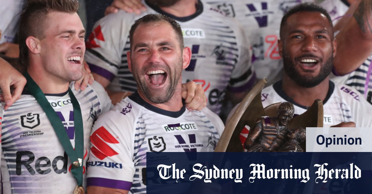 Nrl Grand Final 2020 Melbourne Storm S Cameron Smith Seals Place In History With Third Premiership Trophy