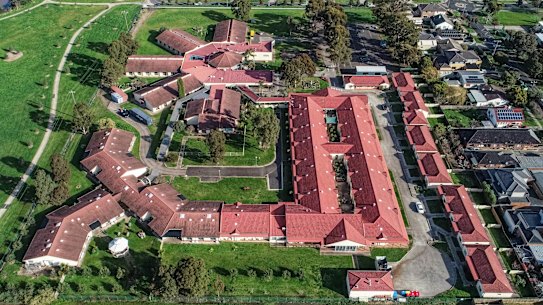 St Basil's Homes for the Aged in Fawkner, where 45 residents died.