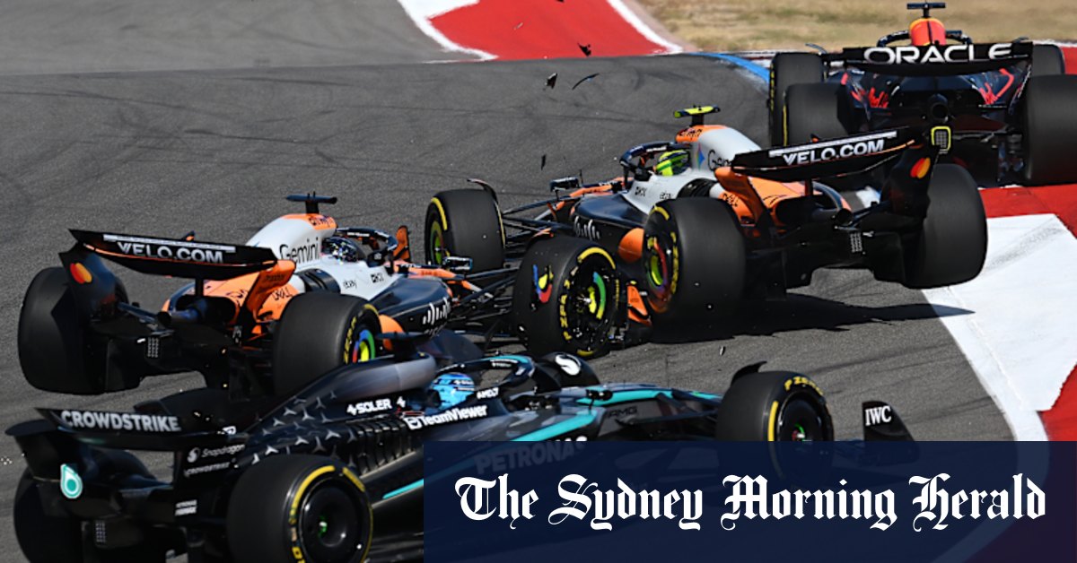 ‘Someone just wiped me out’: Piastri, Norris collision forces them out of sprint race