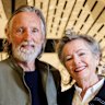 Susan and Garry Rothwell pictured in North Sydney following the announcement of their gift to the University of Sydney. They chose the location because they admire the new Victoria Cross metro station.