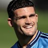 Nathan Cleary at Blues training at Wyong.