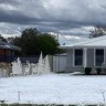 Hailstorm brings white Christmas to central NSW