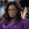 Oprah Winfrey speaks during the Democratic National Convention Wednesday, Aug. 21, 2024, in Chicago.