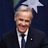 Canada’s Prime Minister Mark Carney addressing the Australian parliament. 