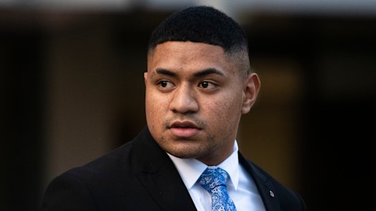 Manase Fainu denies he stabbed a youth leader outside a church in 2019.