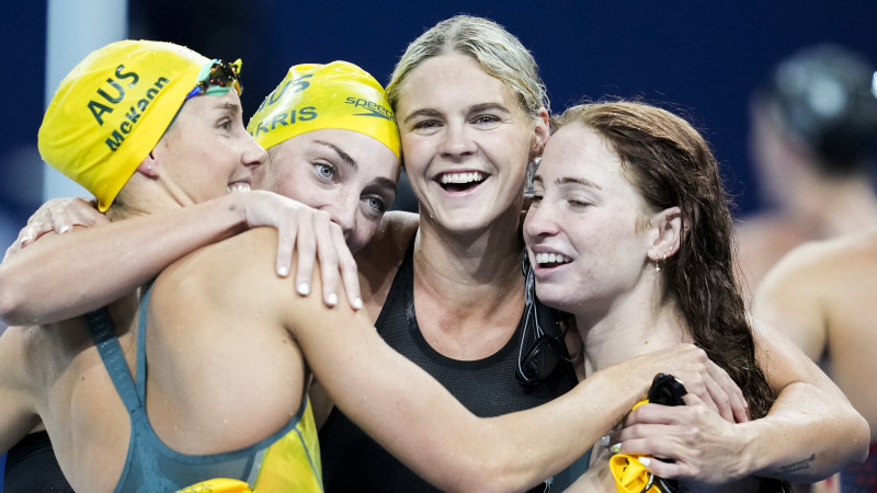 Flawless foursome: Australian women win fourth consecutive relay gold