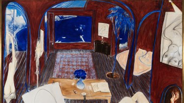 Henri's Armchair, by Brett Whiteley, painted in 1974 and 1975.