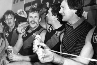 Essendon coach Kevin Sheedy led the Bombers from 1981-2007