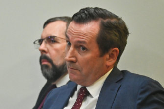 Premier Mark McGowan talked all last week about how he did not want to bring in level two restrictions while Chief Health Officer Andrew Robertson was quiet on the subject of the caseload number which would trigger such rules.
