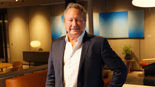 Australian billionaire Andrew Forrest has increased his holdings in salmon farmer Huon in the middle of a takeover bid by Australia and the world’s largest meat processor, Brazilian company JBS.