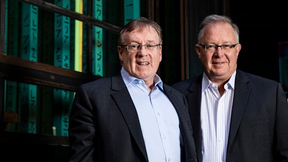 Founders of Judo Bank, Joseph Healy and David Hornery. 