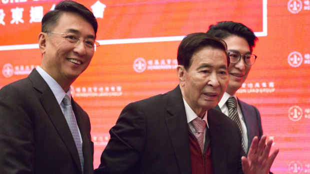 Lee Shau-Kee's property empire is now in the hands of his two sons.