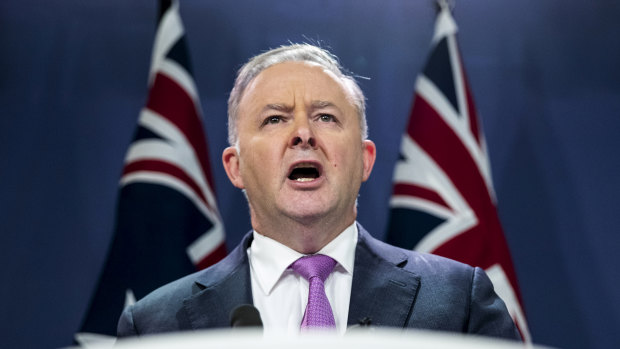 Anthony Albanese flagged bipartisanship on some issues while vowing to take the fight to Scott Morrison.