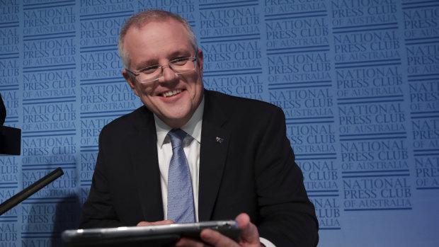 Treasurer Scott Morrison has accused digital and social media companies of "ripping out a big part of our tax base".