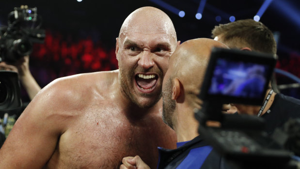 Out of shape: Tyson Fury says he was ill-prepared for his first bout against Deontay Wilder.