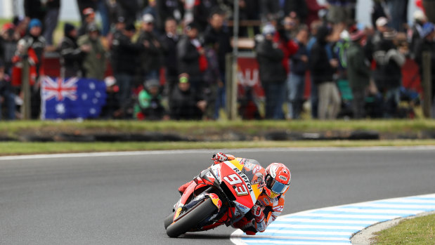 The MotoGP in Phillip Island in 2019. 