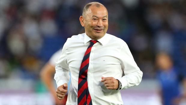 Eddie Jones helped England complete a famous 19-7 victory over the All Blacks. 
