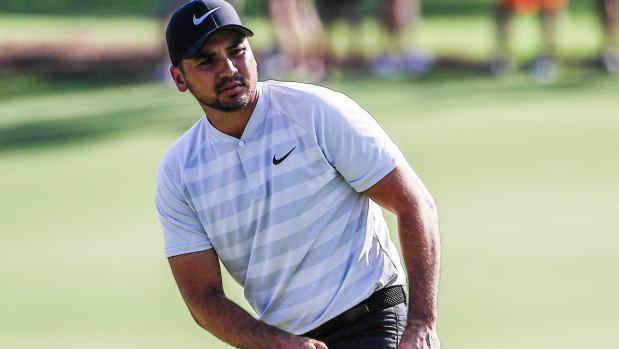 Bogey-free round: Jason Day is two shots back.