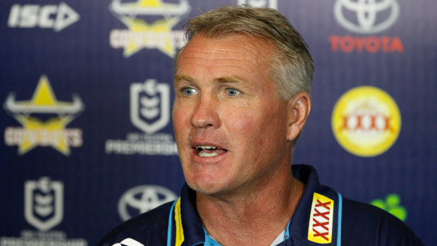 Titans coach Garth Brennan is under fire following his side's loss to the Bulldogs.