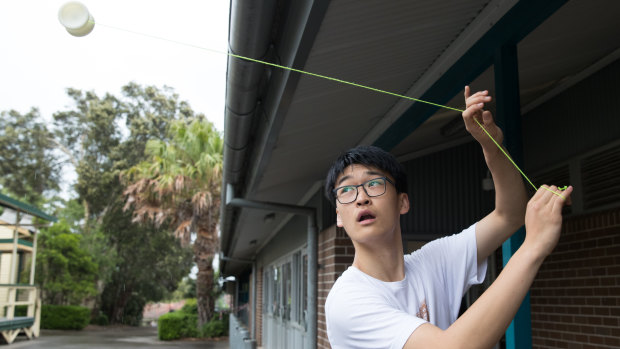 Jack Yu, who got an ATAR of 99.65, is also a national yo-yo champion.