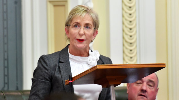 LNP Health spokeswoman Ros Bates said "enough is enough" when it comes to Queensland Health's payroll. 