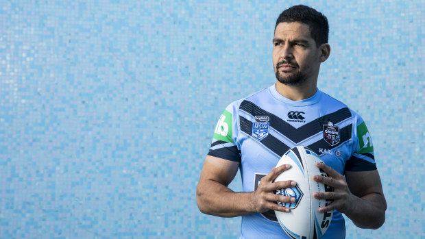 Thoughtful: NSW player Cody Walker will stay silent during the national anthem.