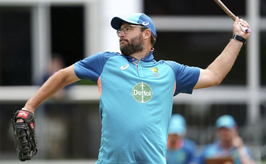 Dan Vettori is a key part of Andrew McDonald’s coaching team.