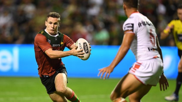 Another chance: Connor Tracey will replace Cody Walker as Rabbitohs five-eighth this weekend.