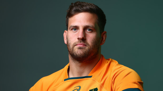 Dave Porecki made his debut for the Wallabies on Saturday. 