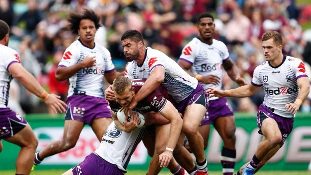 Manly were no match for Melbourne in round one.
