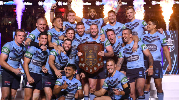 Bigger is better: The State of Origin series, won this year by NSW, grows in prominence every year.