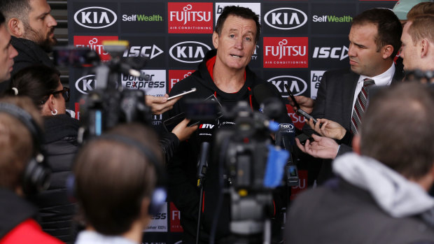 Burning questions: John
Worsfold fronts the media this week.
