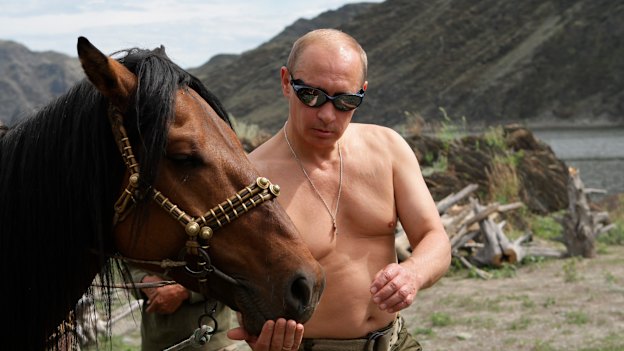 Putin, a former KGB agent, has portrayed a strongman image throughout his time in power. 